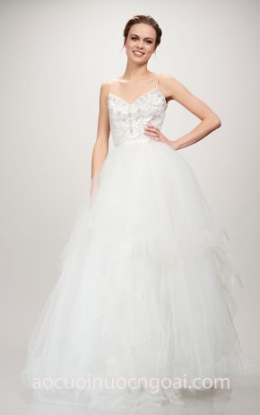 may áo cưới đẹp tp hcm váy cưới xếp tầng Theia Bridal 2018 Lilly xưởng may áo cưới meera meera fashion concept