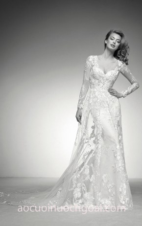 váy cưới đẹp Pronovias Priveé 2018 Ilma xưởng may áo cưới cao cấp sài gòn meera meera fashion concept