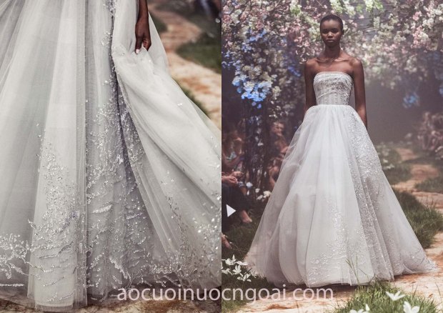 xưởng may áo cưới đẹp tp hcm sài gòn váy cưới meera meera fashion concept váy cưới cúp ngực Paolo Sebastian Spring 2018 4