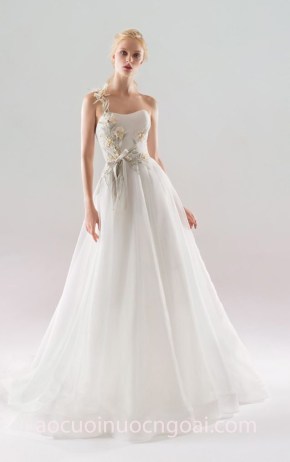 may áo cưới đẹp tp hcm sài gòn meera meera fashion concept váy cưới lệch vai Papilio Boutique Bridal 2019