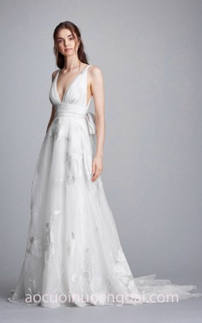 may áo cưới đẹp tp hcm sài gòn meera meera bridal váy cưới thêu ren Marchesa Bridal Notte 2018 Sadie