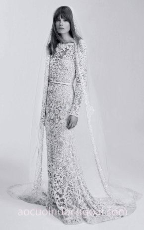 áo cưới đuôi cá đính đá đẹp 2018 Elie Saab Bridal 526 xưởng may váy cưới cao cấp sài gòn meera meera fashion concept