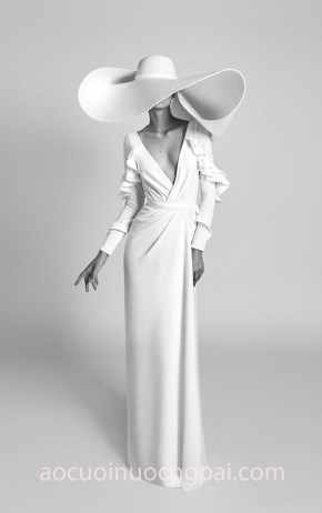 xưởng may áo cưới cao cấp tp hcm sài gòn meera meera fashion concept váy cưới tay dài Alon Livné SS18 ISABELLA