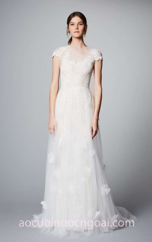 xưởng may áo cưới cao cấp meera meera fashion concept đầm cưới đính hoa Marchesa Bridal Spring 2018 ZOEY may váy cưới đẹp sài gòn