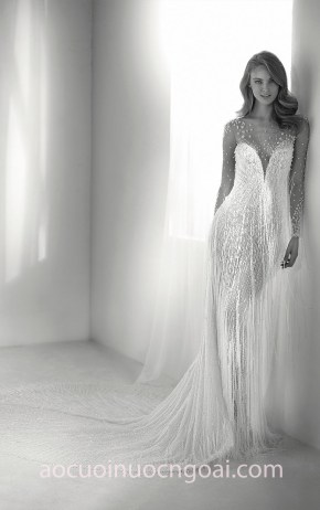 xưởng may áo cưới cao cấp tp hcm sài gòn meera meera fashion concept váy cưới đuôi cá đẹp Pronovias Haute Couture 2018 RIVA