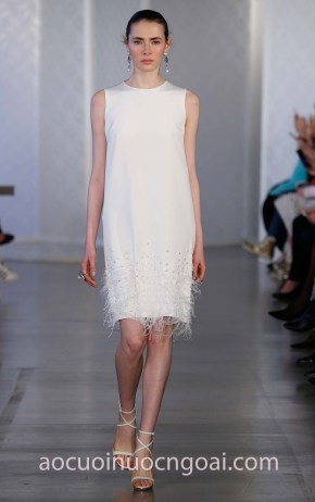 xưởng may áo cưới cao cấp tp hcm sài gòn meera meera fashion concept váy cưới ngắn Oscar de la Renta