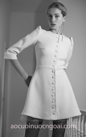 xưởng may áo cưới đẹp tp hcm sài gòn meera meera fashion concept váy cưới ngắn dựng phom thanh lịch Lein Fall18