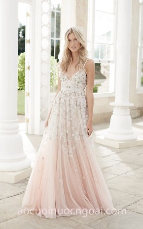 áo cưới dạ tiệc đính đá Needle and Thread 2018 Trailing may đầm dạ tiệc đẹp tp hcm sài gòn áo cưới meera meera