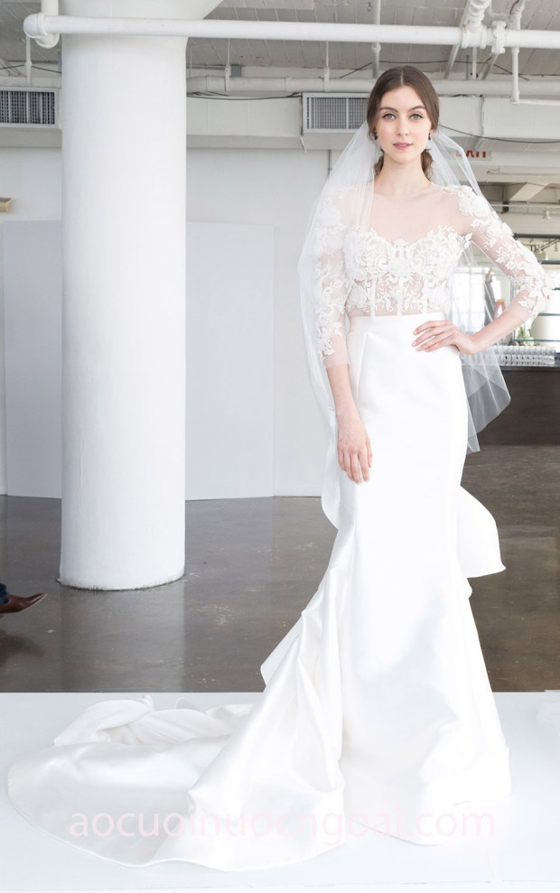 áo cưới đuôi cá đẹp tp hcm sài gòn meera meera fashion concept váy cưới marchesa-spring-18-bridal-06