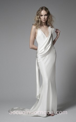 đầm cưới đẹp tp hcm sài gòn meera meera bridal váy cưới đuôi cá Elizabeth Fillmore Fall 2018 Odine