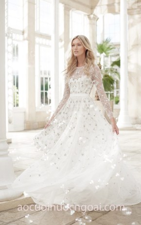 may áo cưới đẹp tp hcm sài gòn meera meera fashion concept đầm cưới thêu ren Needle and Thread 2018 Astral