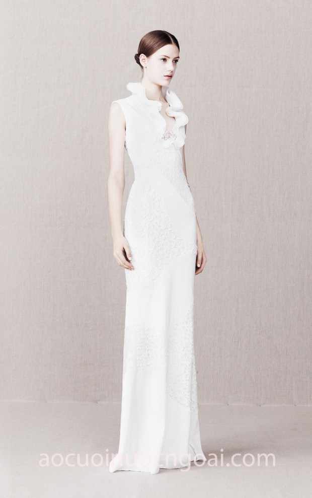 may áo cưới đẹp tp hcm sài gòn meera meera fashion concept váy cưới đuôi cá Alexander McQueen 2013 1