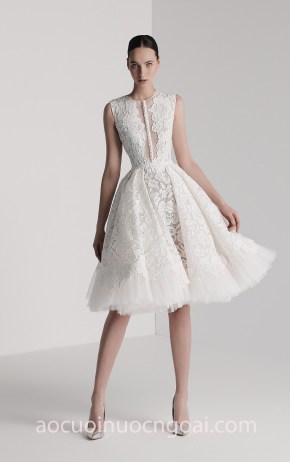 may áo cưới đẹp tp hcm sài gòn meera meera fashion concept váy cưới ngắn thêu ren Antonio Riva Spring 2019 Brianna