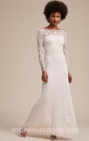 may áo cưới đẹp tp hcm sài gòn xưởng váy cưới meera meera fashion concept áo cưới tay dài BHLDN 2018 Leon