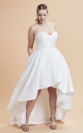 váy cưới cho cô dâu mập meera meera fashion concept áo cưới mullet Anne Barge Curve Couture BW RYLAND