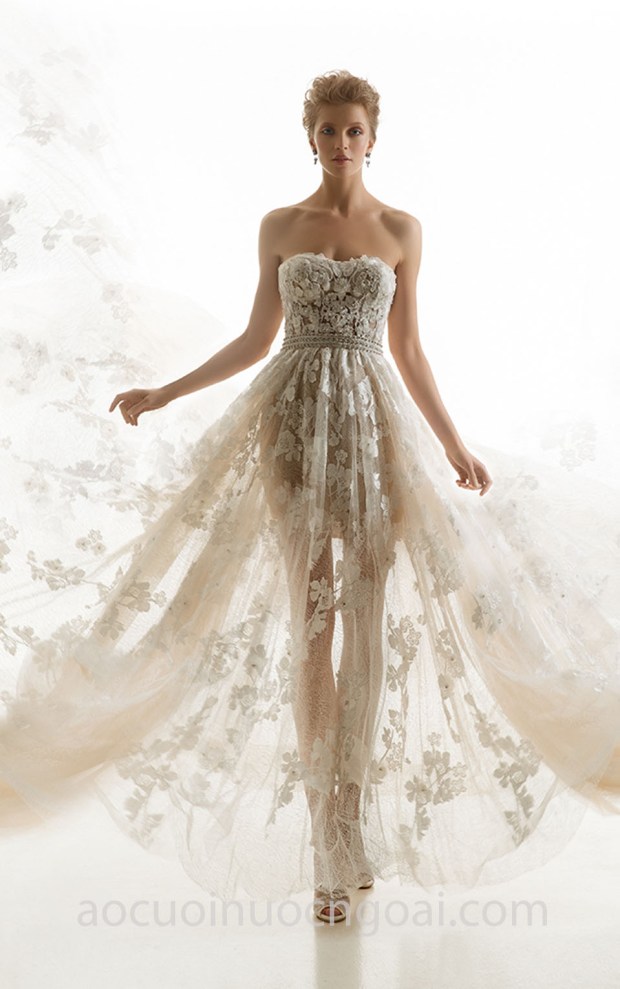 váy cưới cúp ngực đẹp Jillian 2018 LOVE may áo cưới đẹp tp hcm sài gòn meera meera bridal