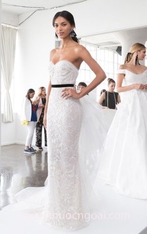 váy cưới đuôi cá đẹp marchesa spring bridal 07 xưởng may áo cưới meera meera fashion concept