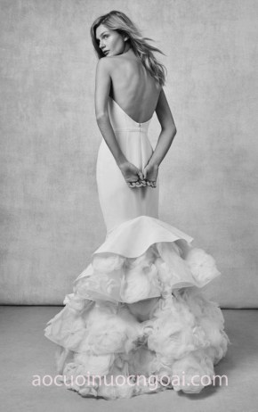 xưởng may áo cưới đẹp tp hcm sài gòn meera meera fashion concept đầm đuôi cá Sachin Babi FW18_Campaign_LaraJade-009