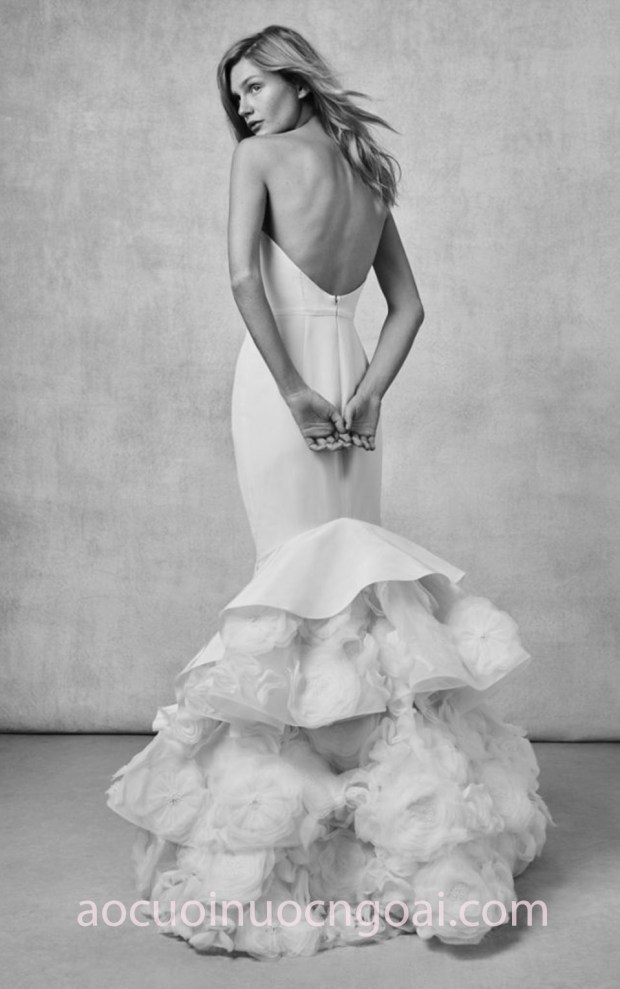 xưởng may áo cưới đẹp tp hcm sài gòn meera meera fashion concept đầm đuôi cá Sachin Babi FW18_Campaign_LaraJade-009