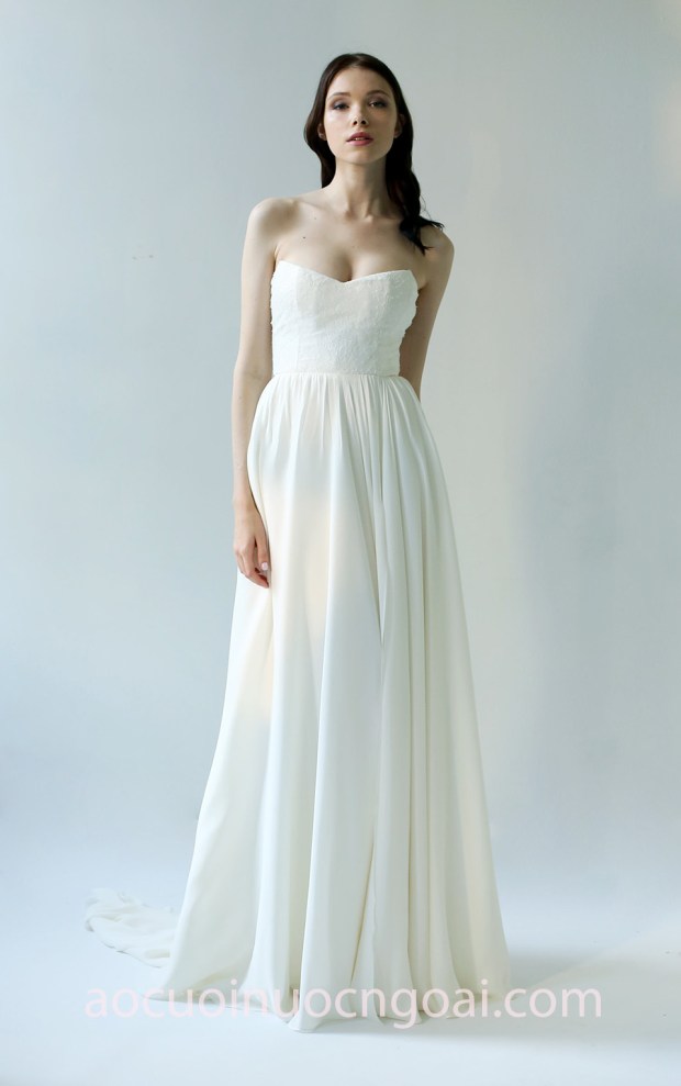 xưởng may áo cưới đẹp tp hcm sài gòn meera meera fashion concept váy cưới cúp ngực Leanne Marshall Spring 2019 Noémi_5
