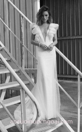 xưởng may áo cưới đẹp tp hcm sài gòn meera meera fashion concept váy cưới xíp bèo Rime Arodaky 2018 Ceremonie JONAH