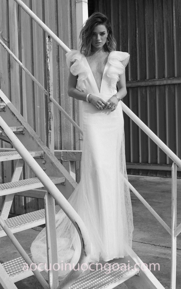 xưởng may áo cưới đẹp tp hcm sài gòn meera meera fashion concept váy cưới xíp bèo Rime Arodaky 2018 Ceremonie JONAH