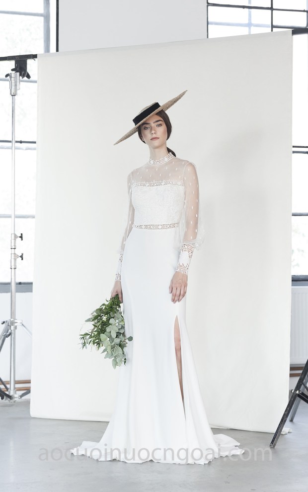 may áo cưới đẹp tp hcm sài gòn meera meera bridal váy cưới crop top Divine Bridal 2018 Agatha