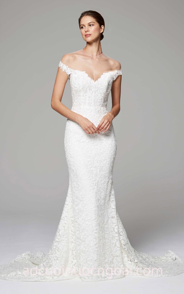 may áo cưới đẹp tp hcm sài gòn meera meera fashion concept váy cưới đuôi cá Anne Barge Fall 2018 NICOLETTE