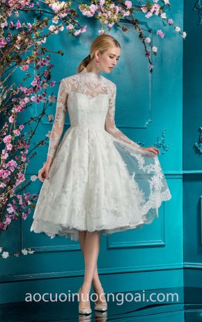 may áo cưới đẹp tp hcm sài gòn meera meera fashion concept váy cưới ngắn ren Ellis Bridals 2018 -11763