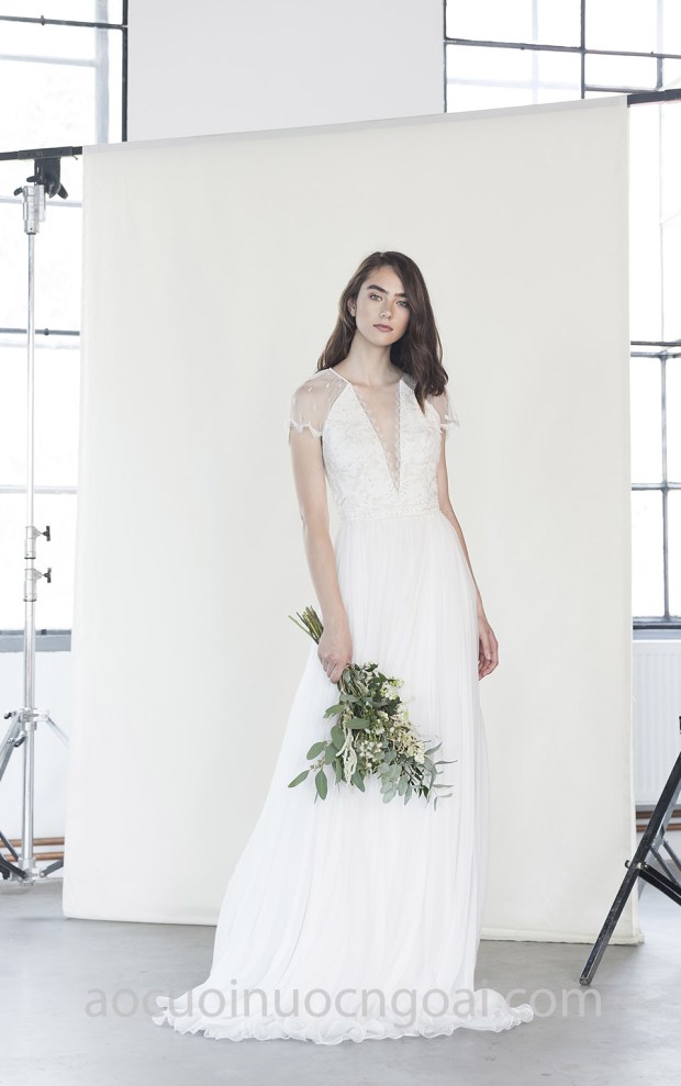 xưởng may áo cưới cao cấp meera meera fashion concept váy cưới đuôi cá Divine Bridal 2018 Tess