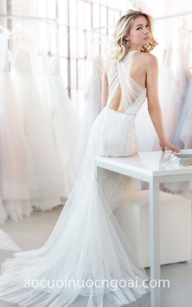 ao cuoi duoi ca dep meera meera fashion concept vay cuoi Hayley Paige Bridal Blush Fall 2018 Dawson