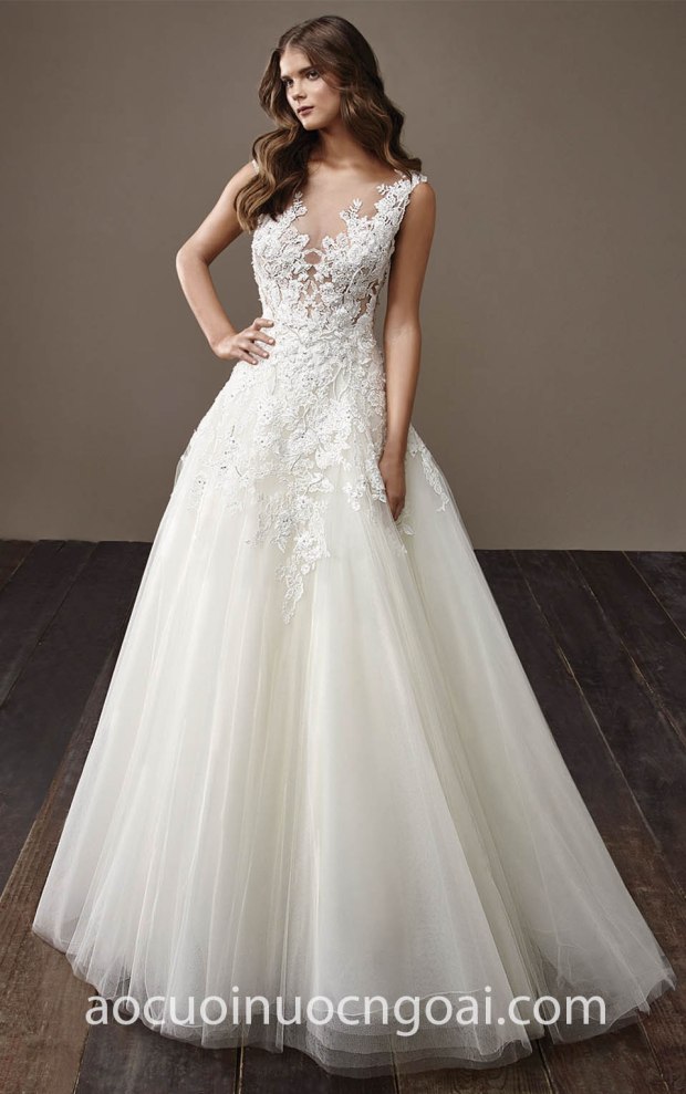 ao cuoi meera meera bridal may ao cuoi dep tp hcm sai gon cong chua Badgley Mischka 2018 Betsy