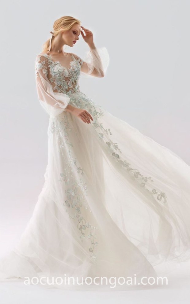 ao cuoi meera meera fashion concept vay cuoi bong benh Papilio Boutique Bridal 2019-14