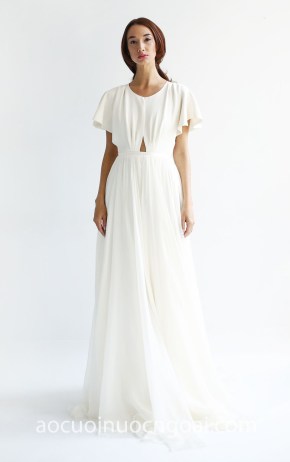 may ao cuoi dep meera meera bridal vay cuoi sai gon Leanne Marshall Spring 2019 Delfina