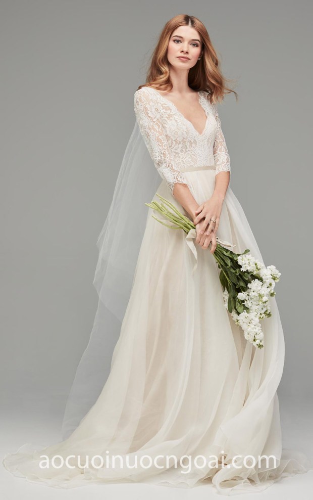 may ao cuoi dep meera meera fashion concept vay cuoi ren Watters Fall 2018 Shiloh