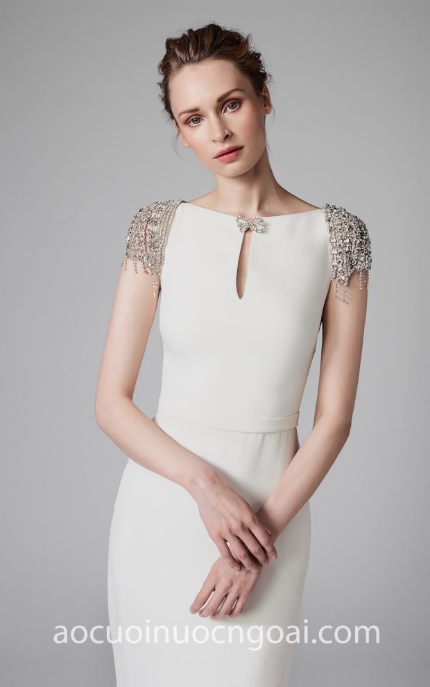 may ao cuoi dep sai gon vay cuoi meera meera bridal ao cuoi duoi ca Reem-Acra_Resort18_Look21