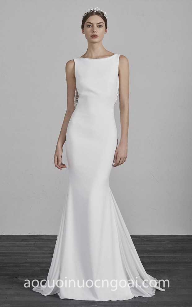 may ao cuoi dep tp hcm sai gon meera meera bridal vay cuoi duoi ca Pronovias 2018 EOL