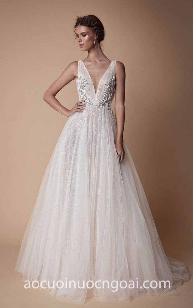 may ao cuoi dep tp hcm sai gon meera meera fashion concept vay cuoi chu a Berta SS18 Muse 18-35