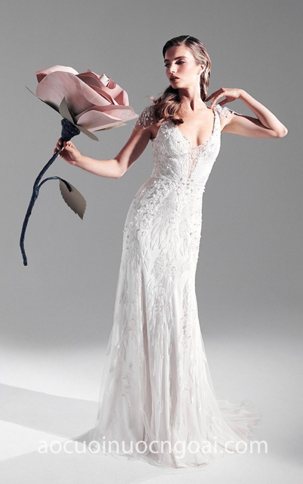 may vay cuoi dep tp hcm sai gon ao cuoi meera meera bridal vay cuoi duoi ca Jenny Packham 2019 Alba