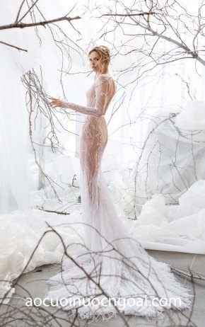 vay cuoi xuyen thau may ao cuoi dep meera meera fashion concept Miraz Willinger WILLOW2