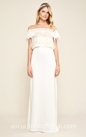 may ao cuoi dep sai gon tp hcm meera meera bridal vay cuoi tre vai Tadashi Shoji Bridal FW2018 Janessa