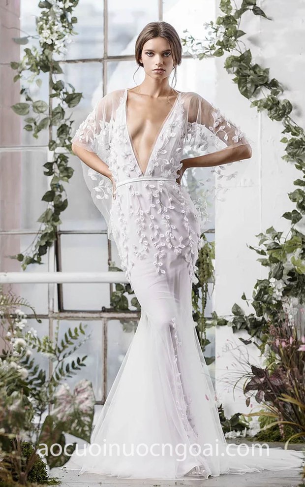 may vay cuoi dep tp hcm sai gon meera meera bridal vay cuoi duoi ca Katherine Tash Bridal Fall 2019 Calypso