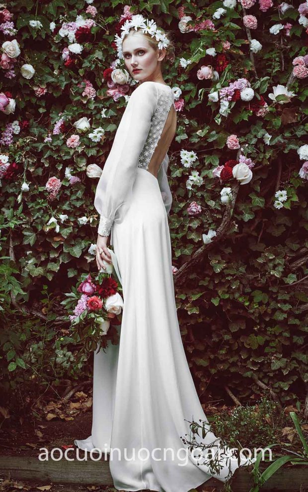 xuong may ao cuoi cao cap tp hcm sai gon meera meera bridal vay cuoi tay bong Honor Bridal 2018 Natasha