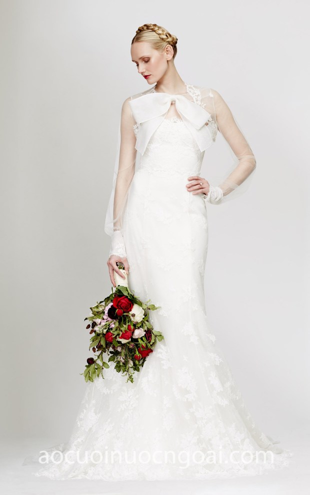 xuong may ao cuoi cao cap tp hcm sai gon meera meera fashion concept Honor Bridal 2018 Agnes bow