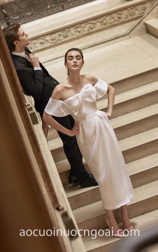 ao cuoi cao cap tp hcm sai gon meera meera fashion concept vay cuoi no tea-length carolina herrera spring 2019 harley