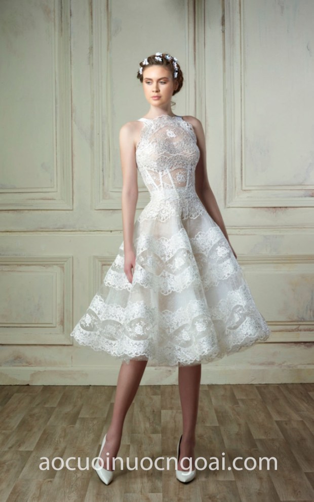 may ao cuoi dep sai gon tp hcm meera meera fashion concept vay cuoi cong chua tea length Gemy Maalouf 2018 5209