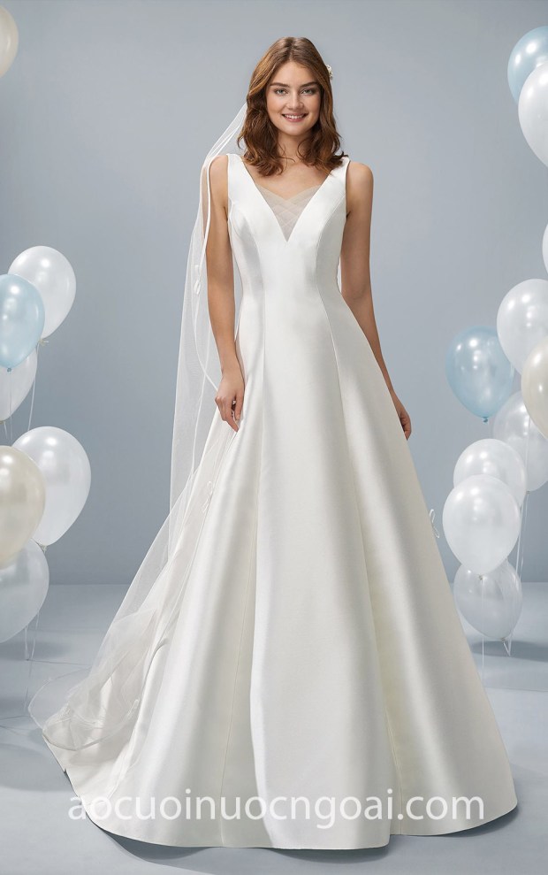 xuong may ao cuoi dep cao cap tp hcm sai gon meera meera fashion concept dam cong chua satin San Patrick White One 2019 OESTE