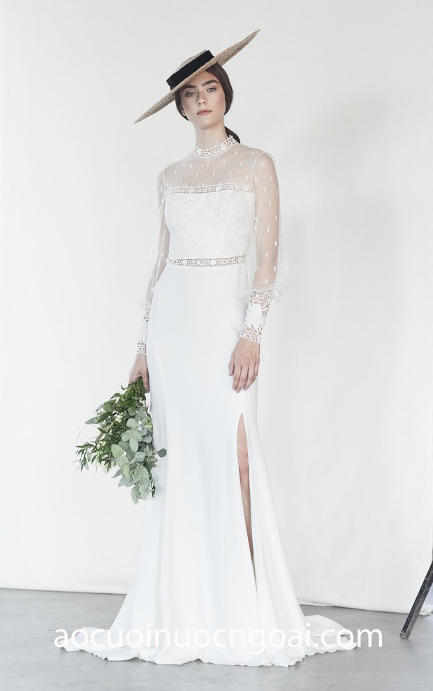 xuong may ao cuoi dep tp hcm sai gon meera meera bridal vay cuoi crop top divine bridal 2018 agatha