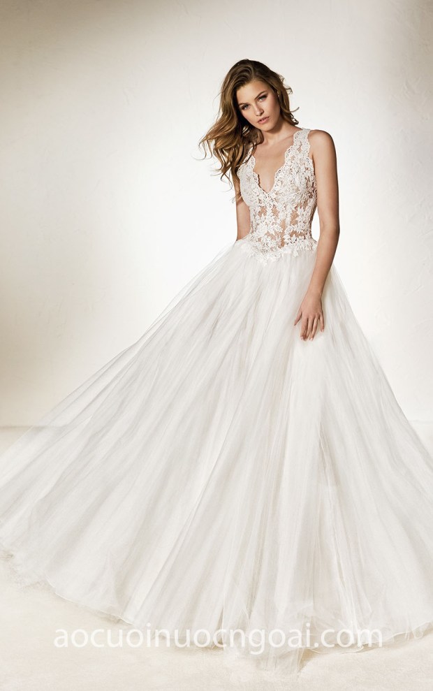 xuong may ao cuoi dep tp hcm sai gon meera meera bridal vay cuoi ha eo pronovias one 2018 cheno