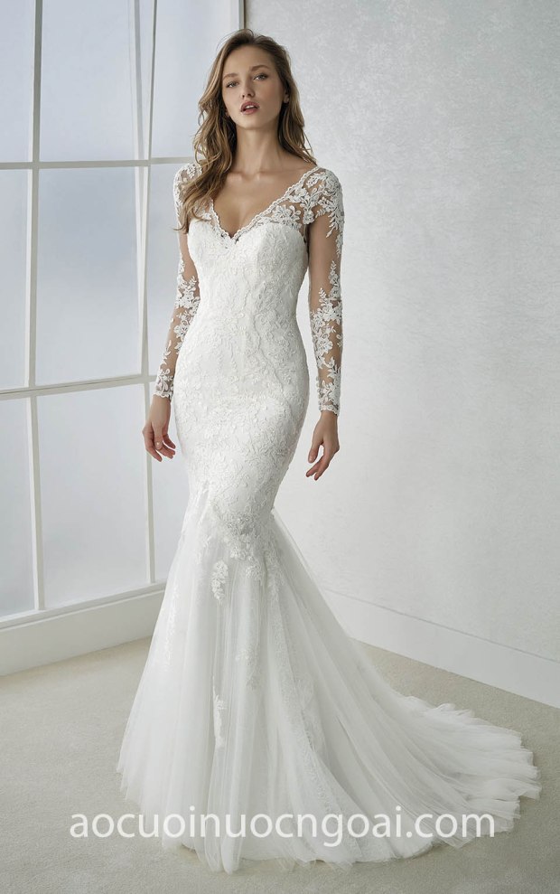 may ao cuoi dep tp hcm meera meera bridal 2019 vay cuoi ren San Patrick White One 2018 FEDRA